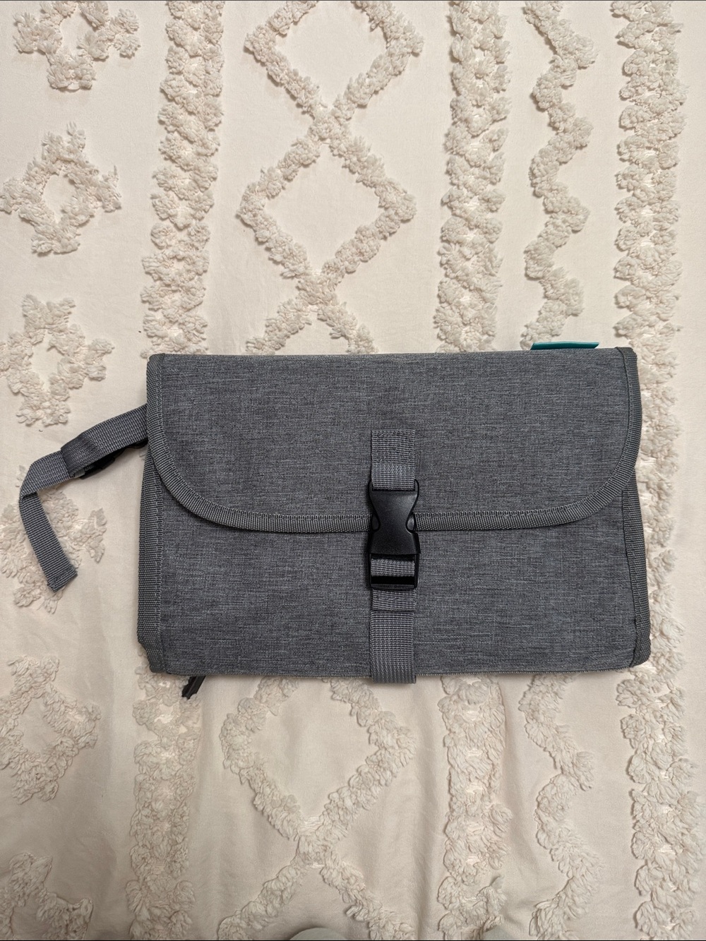 Baby diaper changing pad and organizer